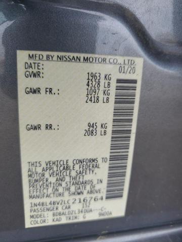 1N4BL4BV2LC216764 2020 NISSAN ALTIMA - Image 12