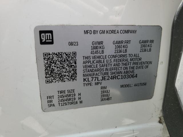 2024 CHEVROLET TRAX 2RS - KL77LJE24RC103064