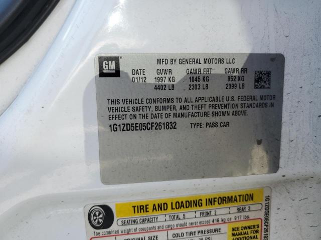 2012 Chevrolet Malibu 2Lt VIN: 1G1ZD5E05CF261832 Lot: 59902564