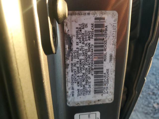 4T1BF30K62U504473 2002 Toyota Camry Le