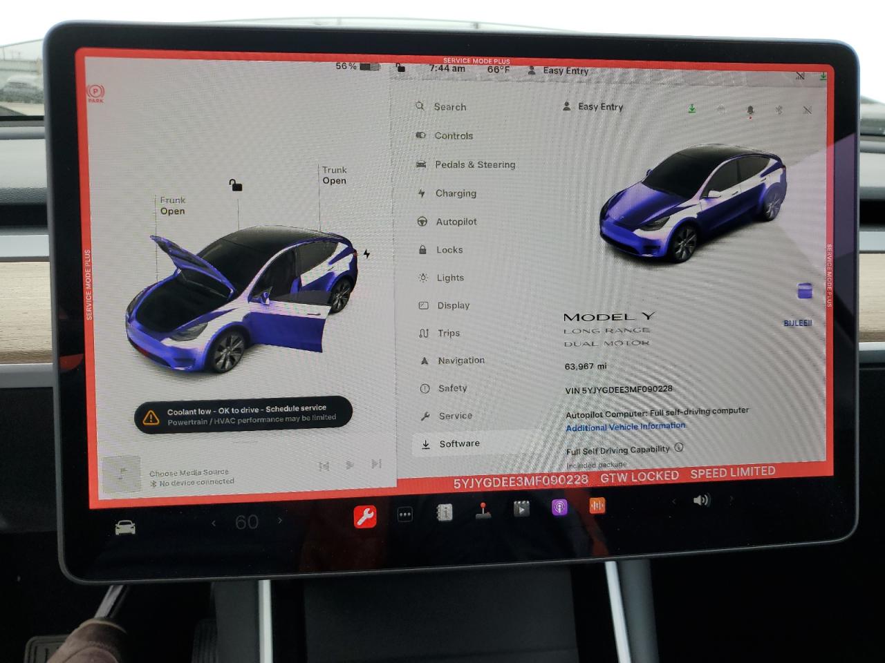 5YJYGDEE3MF090228 2021 Tesla Model Y