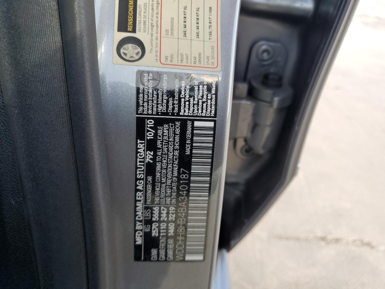 WDDHH8HB4BA340187 2011 Mercedes-Benz E 350 4Matic Wagon