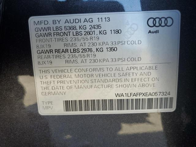 VIN WA1LFAFPXEA057324 2014 Audi Q5, Premium Plus no.13