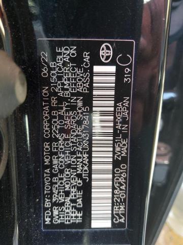 2022 Toyota Prius Night Shade VIN: JTDKAMFUXN3178415 Lot: 59990984