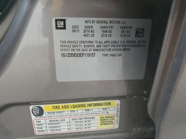 2012 Chevrolet Malibu 2Lt VIN: 1G1ZD5EU3CF119157 Lot: 58942664