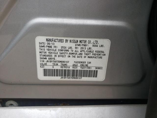 JN1BV7AR7EM686167 2014 INFINITI Q50