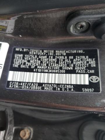 VIN 4T1B11HK3KU685300 2019 Toyota Camry, L no.13