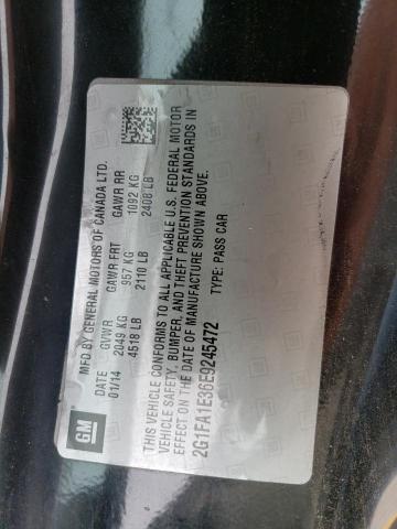 2014 Chevrolet Camaro Ls VIN: 2G1FA1E36E9245472 Lot: 57645884