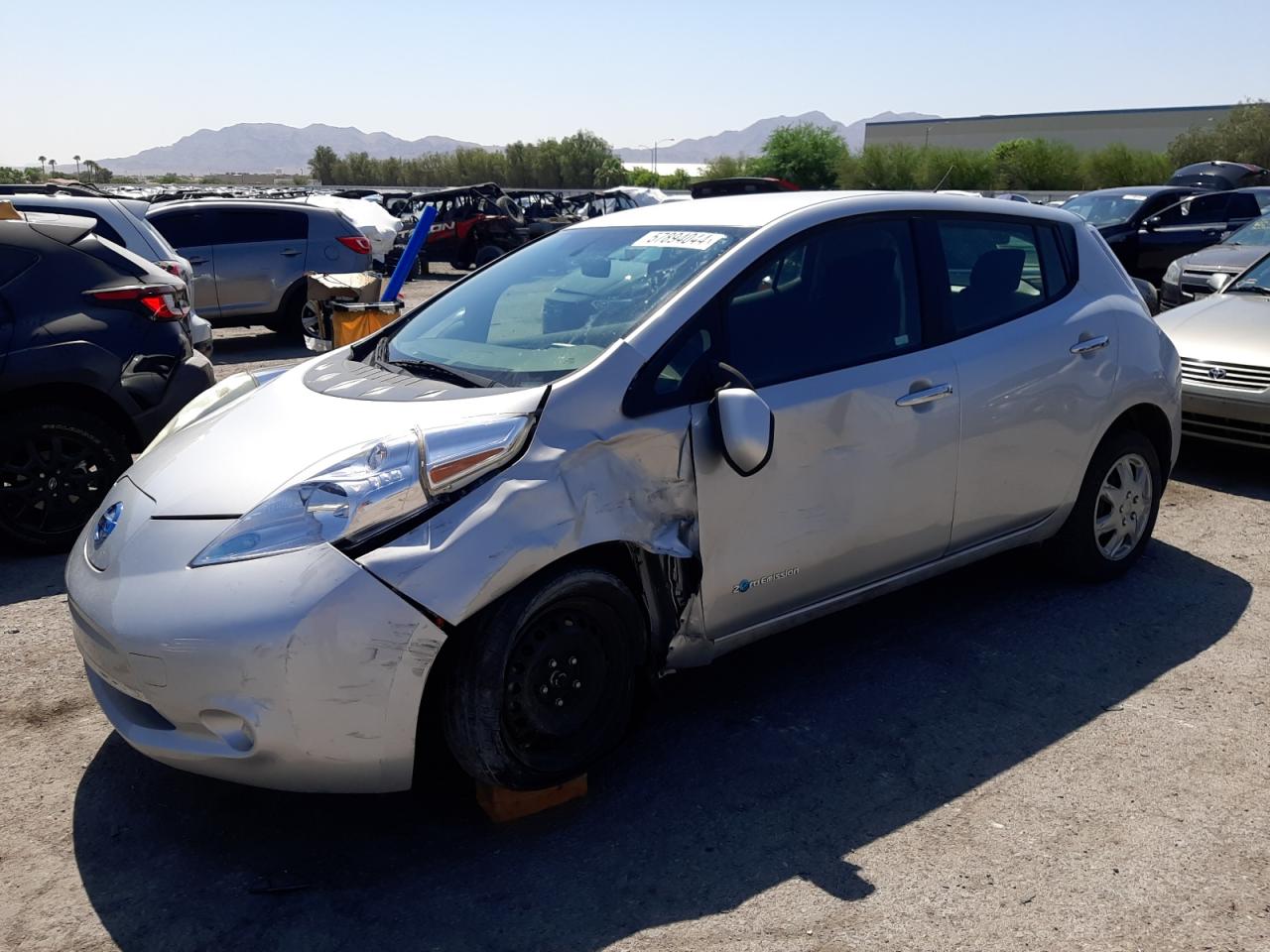 2015 Nissan Leaf S vin: 1N4AZ0CP4FC324973