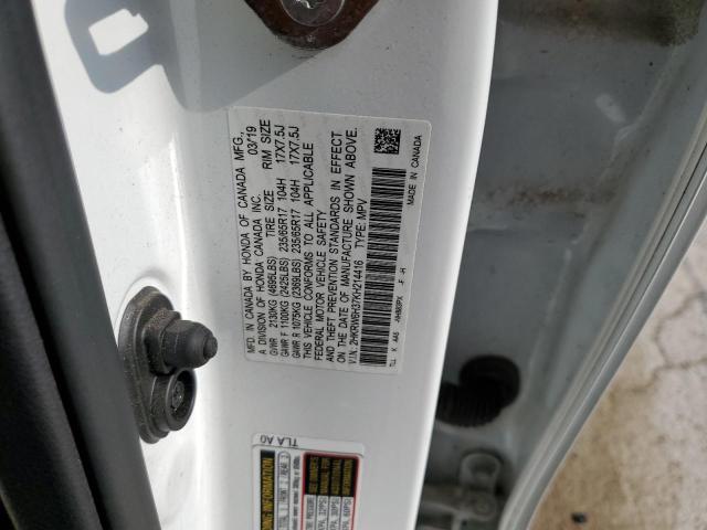 2019 Honda Cr-V Lx VIN: 2HKRW6H37KH214416 Lot: 56693014