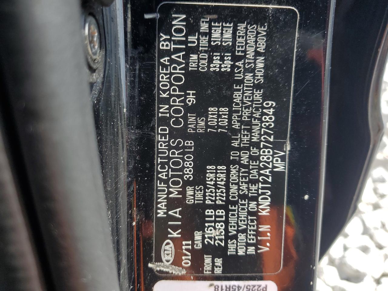 KNDJT2A28B7273849 2011 Kia Soul +