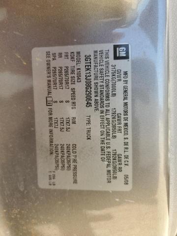 2008 GMC Sierra K1500 VIN: 3GTEK13J08G290645 Lot: 58415374