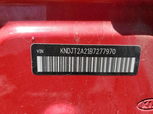 2011 Kia Soul + VIN: KNDJT2A21B7277970 Lot: 58468494