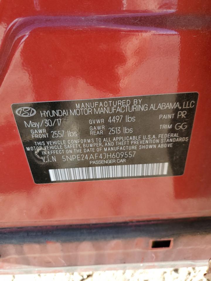 5NPE24AF4JH609557 2018 Hyundai Sonata Se
