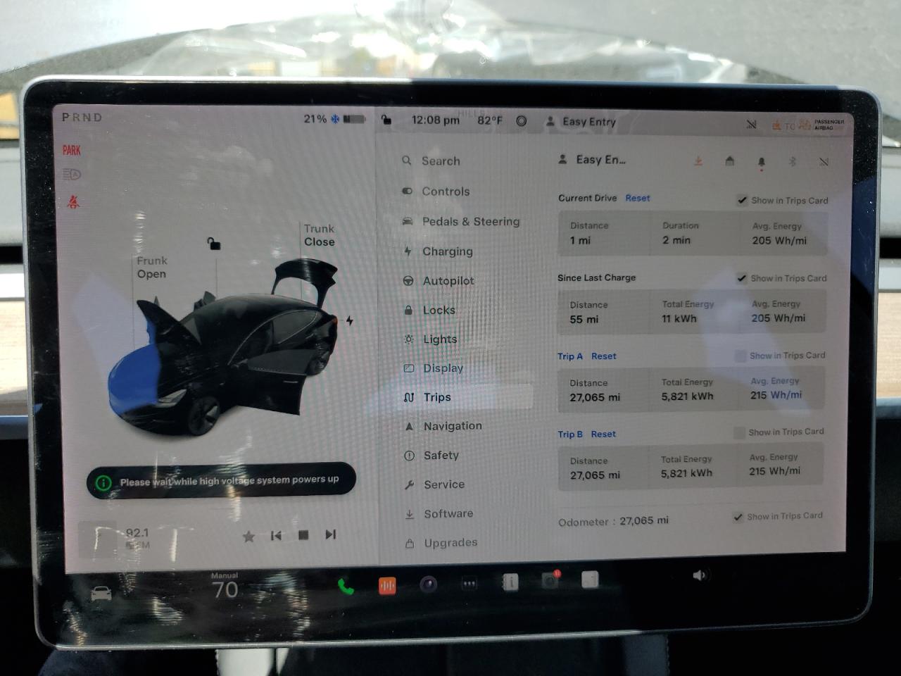 5YJ3E1EAXMF076516 2021 Tesla Model 3