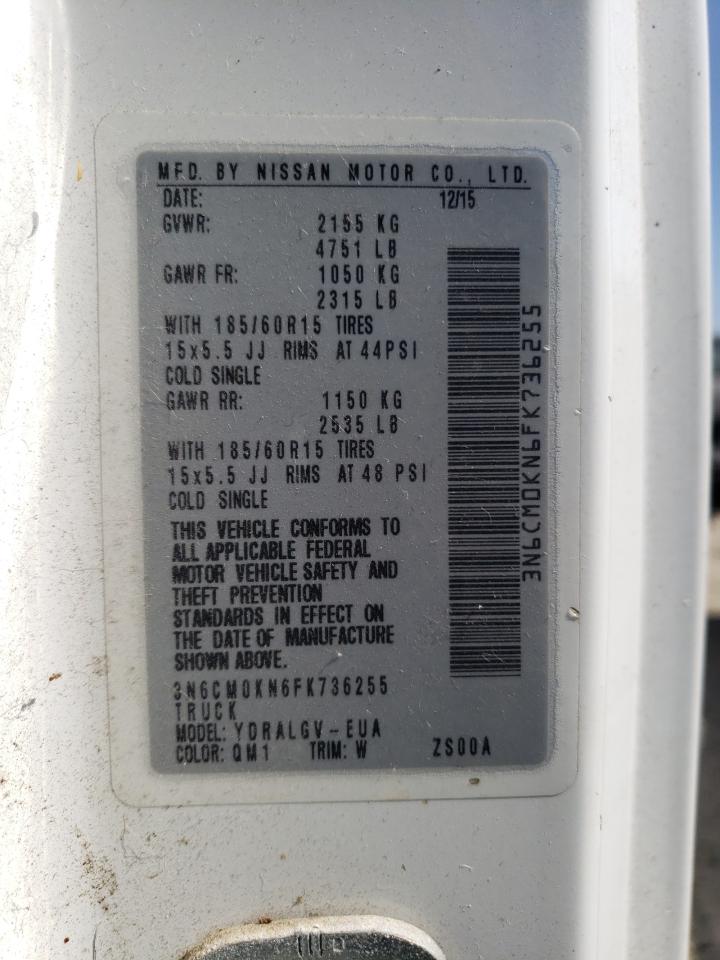 3N6CM0KN6FK736255 2015 Nissan Nv200 2.5S