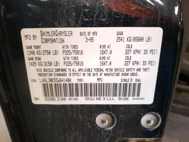 1J4GL38K55W641480 2005 Jeep Liberty Renegade