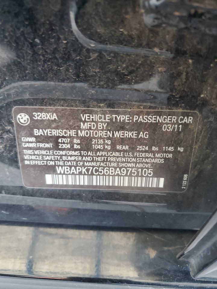 WBAPK7C56BA975105 2011 BMW 328 Xi