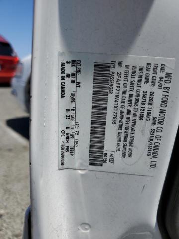 2001 Ford Crown Victoria Police Interceptor VIN: 2FAFP71W41X177855 Lot: 58492774