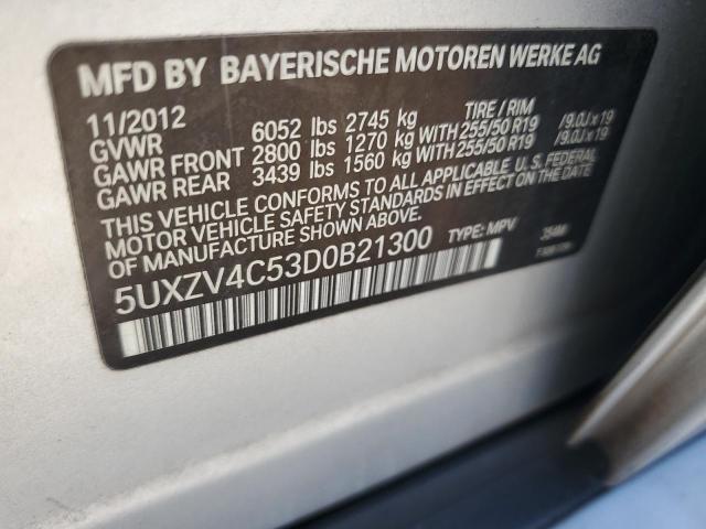 VIN 5UXZV4C53D0B21300 2013 BMW X5, Xdrive35I no.13