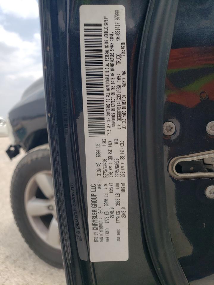 3C6RR7KT4EG331980 2014 Ram 1500 St