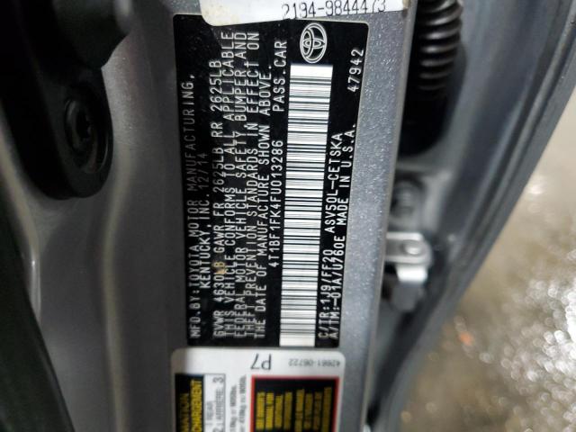 4T1BF1FK4FU013286 2015 TOYOTA CAMRY - Image 13