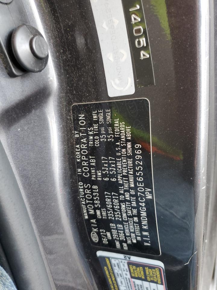 KNDMG4C70E6552969 2014 Kia Sedona Lx