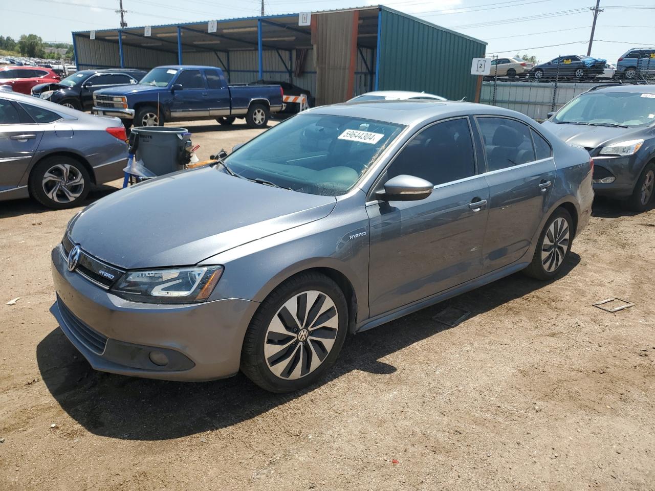 2013 Volkswagen Jetta Hybrid vin: 3VW637AJ9DM229343