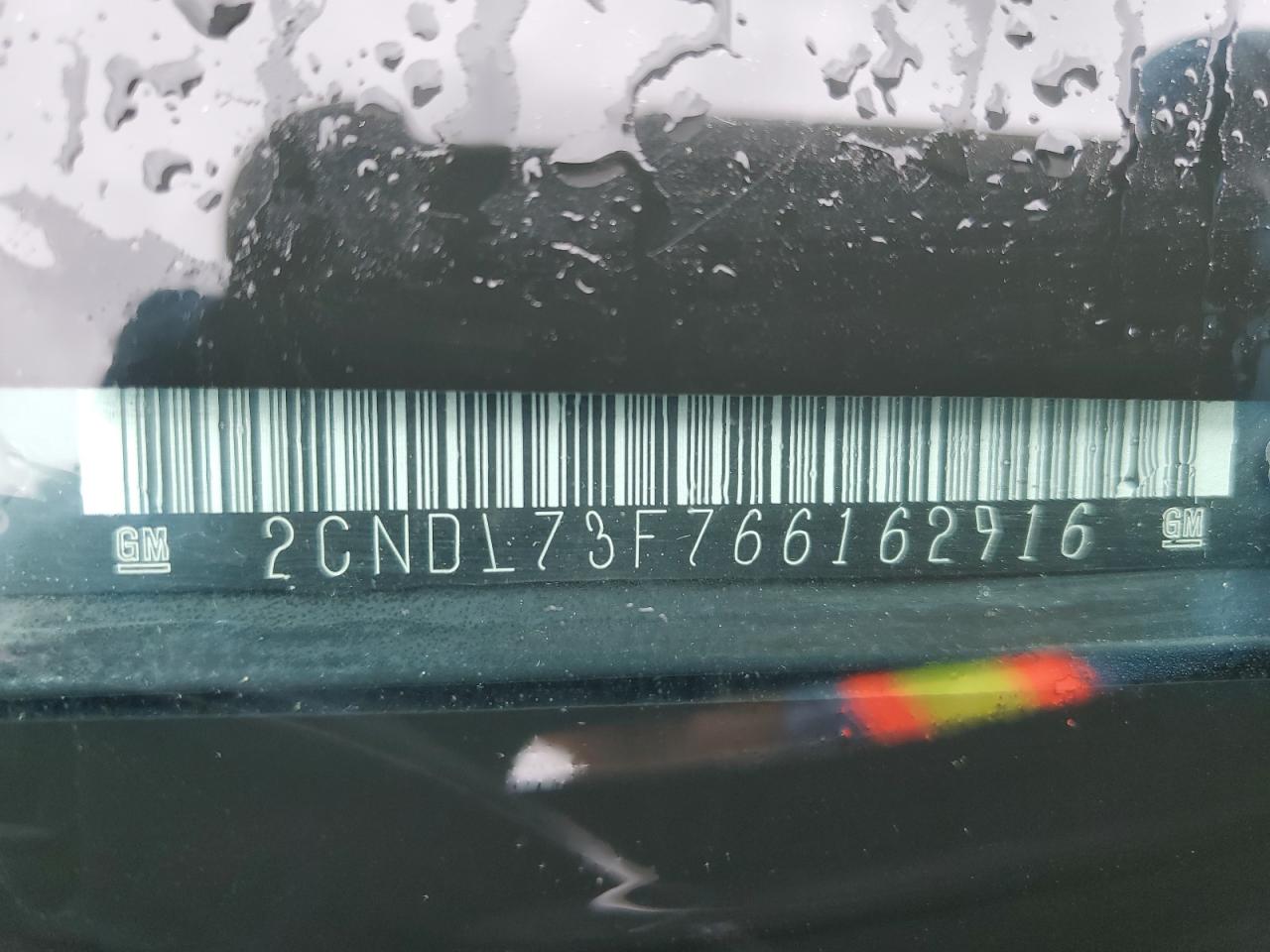 2CNDL73F766162916 2006 Chevrolet Equinox Lt