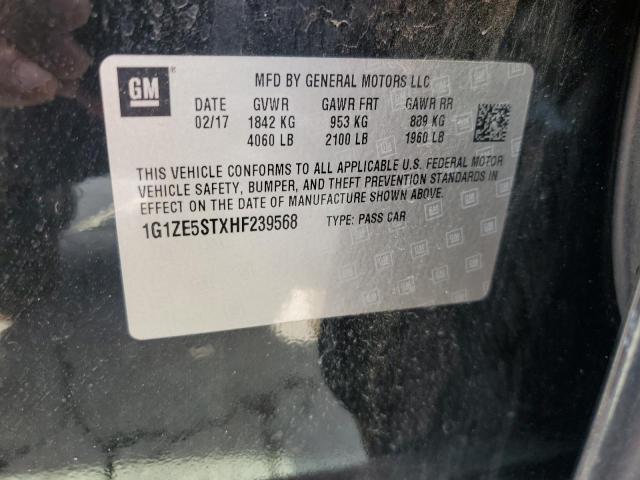 2017 CHEVROLET MALIBU LT 1G1ZE5STXHF239568