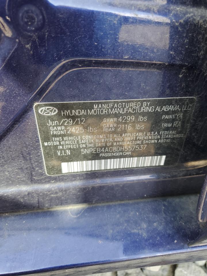 5NPEB4AC8DH557537 2013 Hyundai Sonata Gls