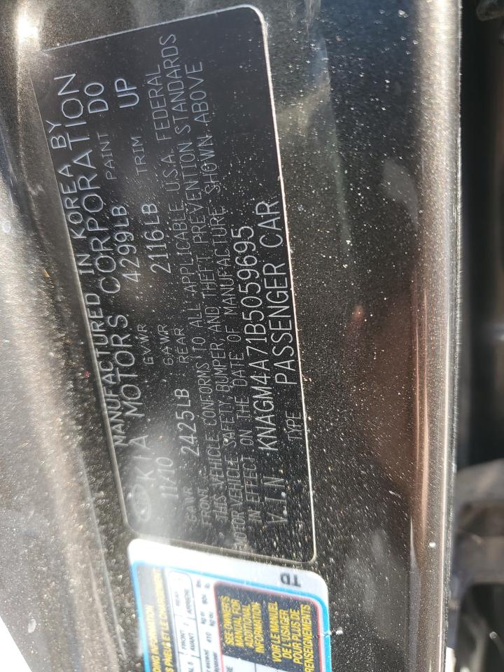 KNAGM4A71B5059695 2011 Kia Optima Lx