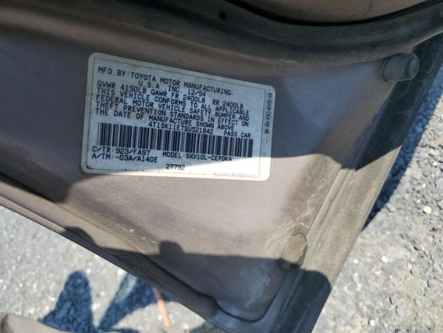 1995 Toyota Camry Dx VIN: 4T1SK11E7SU521842 Lot: 59230394