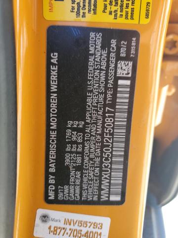 2018 Mini Cooper S VIN: WMWXU3C50J2F50817 Lot: 60098214