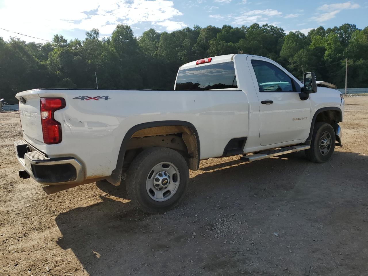 CHEVROLET SILVERADO 2020 white  gas 1GC3YLE7XLF331103 photo #4