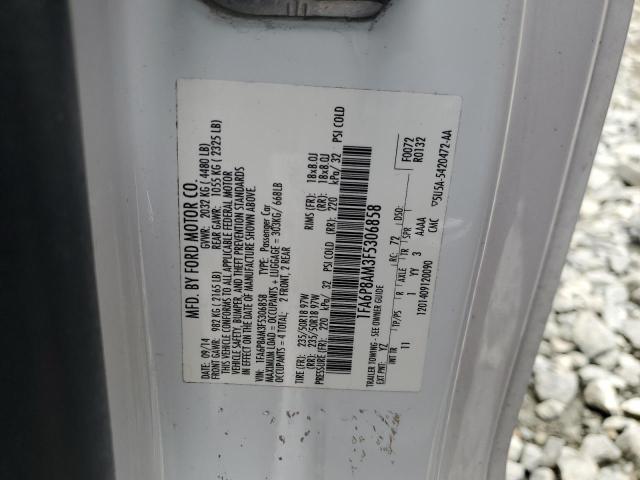 2015 Ford Mustang VIN: 1FA6P8AM3F5306858 Lot: 57753304