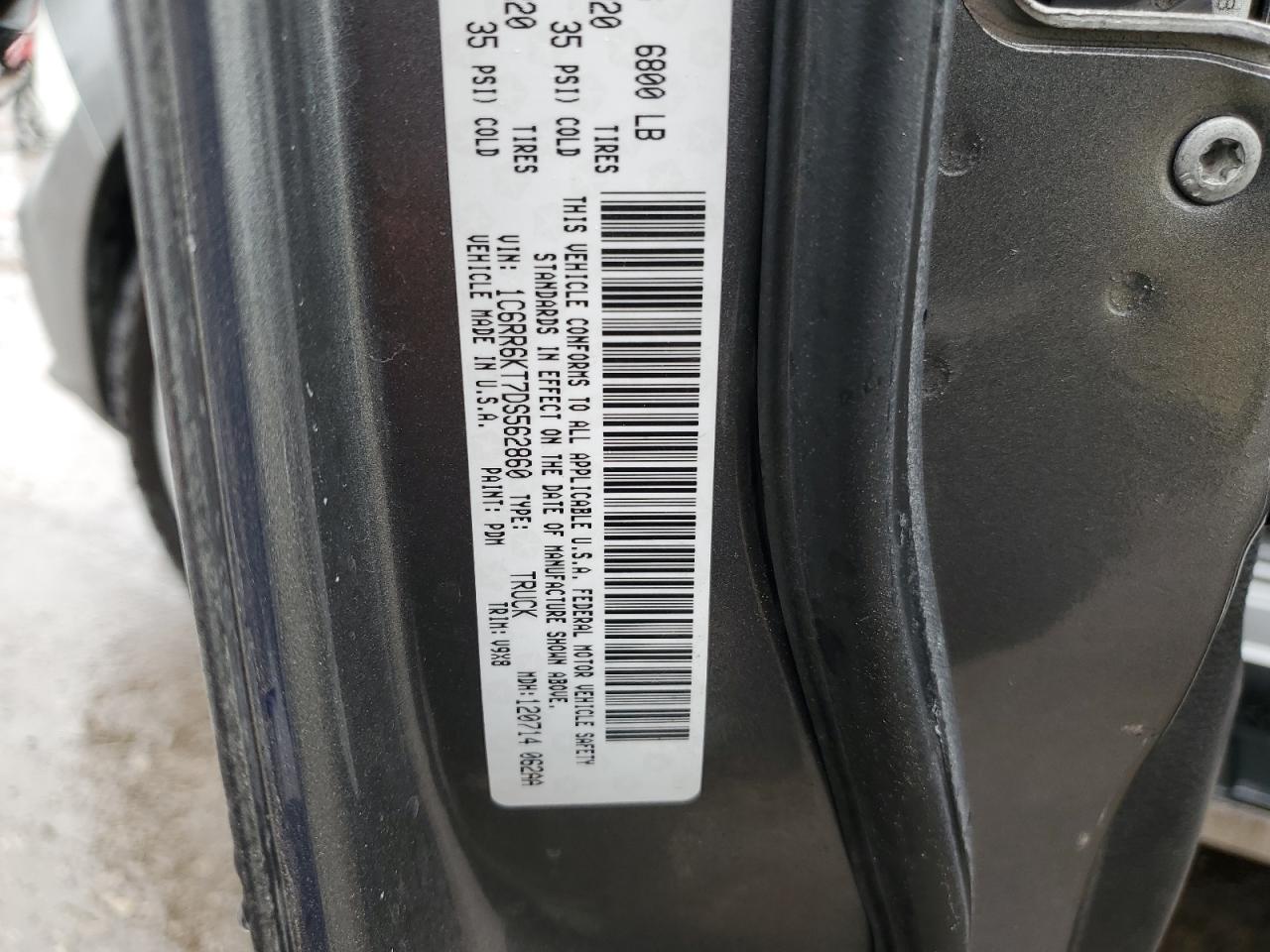 1C6RR6KT7DS562860 2013 Ram 1500 St