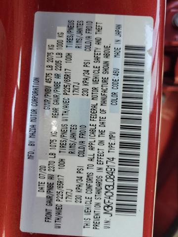 2020 Mazda Cx-5 Touring VIN: JM3KFACM3L0849174 Lot: 60950354