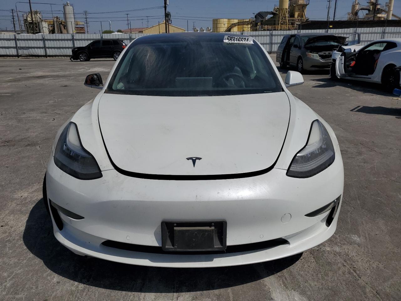 Lot #2987033789 2020 TESLA MODEL 3