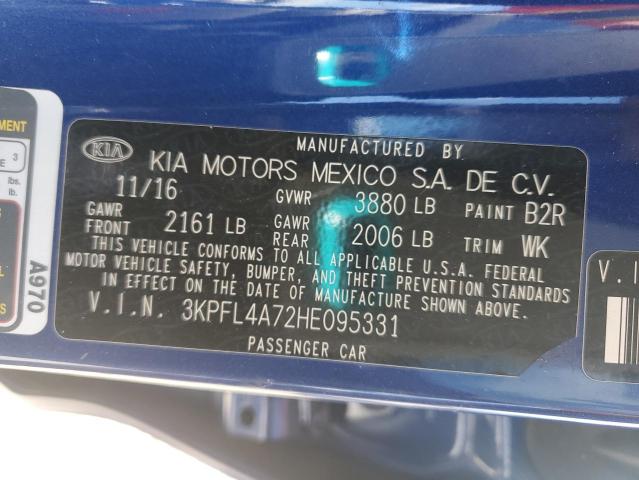 VIN 3KPFL4A72HE095331 2017 KIA Forte, LX no.13