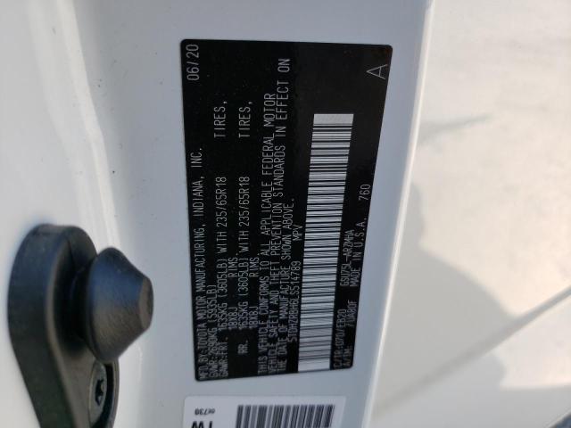 2020 TOYOTA HIGHLANDER - 5TDHZRBH6LS514789