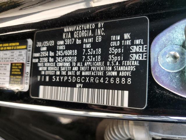 2024 Kia Telluride Sx VIN: 5XYP5DGCXRG426888 Lot: 58122164