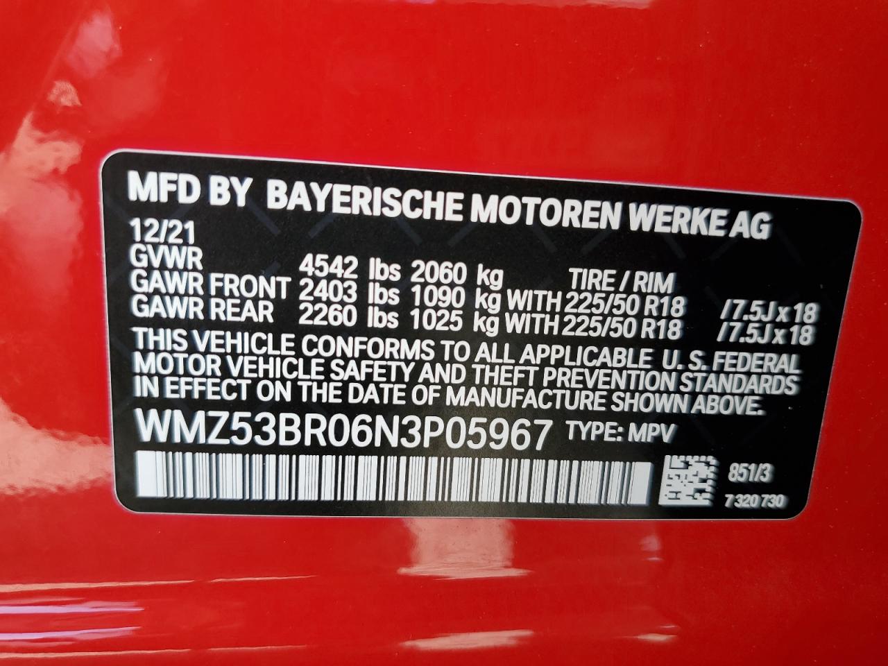 WMZ53BR06N3P05967 2022 Mini Cooper S Countryman