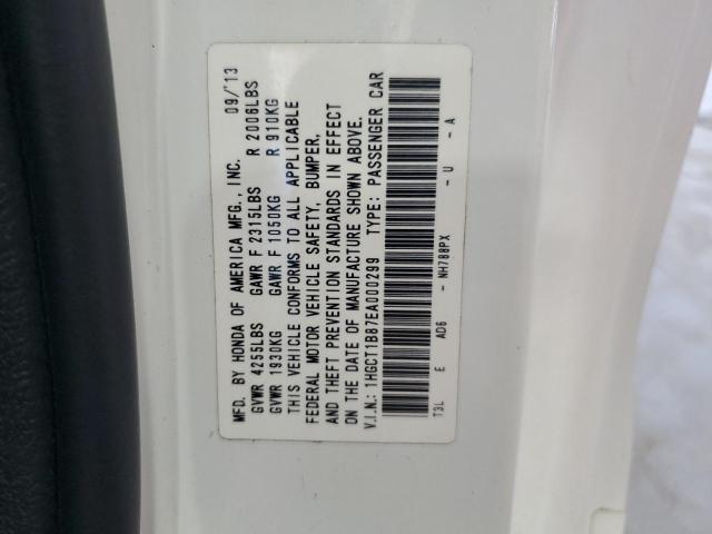 2014 HONDA ACCORD EXL 1HGCT1B87EA000299  60815634