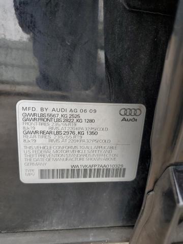 2010 Audi Q5 Prestige VIN: WA1VKAFP7AA010329 Lot: 57627744