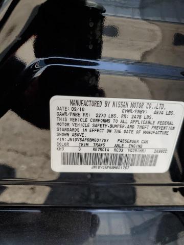 2011 Infiniti G25 Base VIN: JN1DV6AP6BM601767 Lot: 57657464