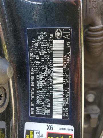 2017 Toyota Corolla L VIN: 2T1BURHE3HC761298 Lot: 58854324