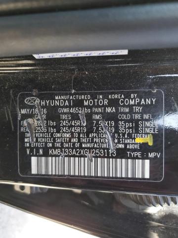 2016 Hyundai Tucson Limited VIN: KM8J33A2XGU253113 Lot: 59130654