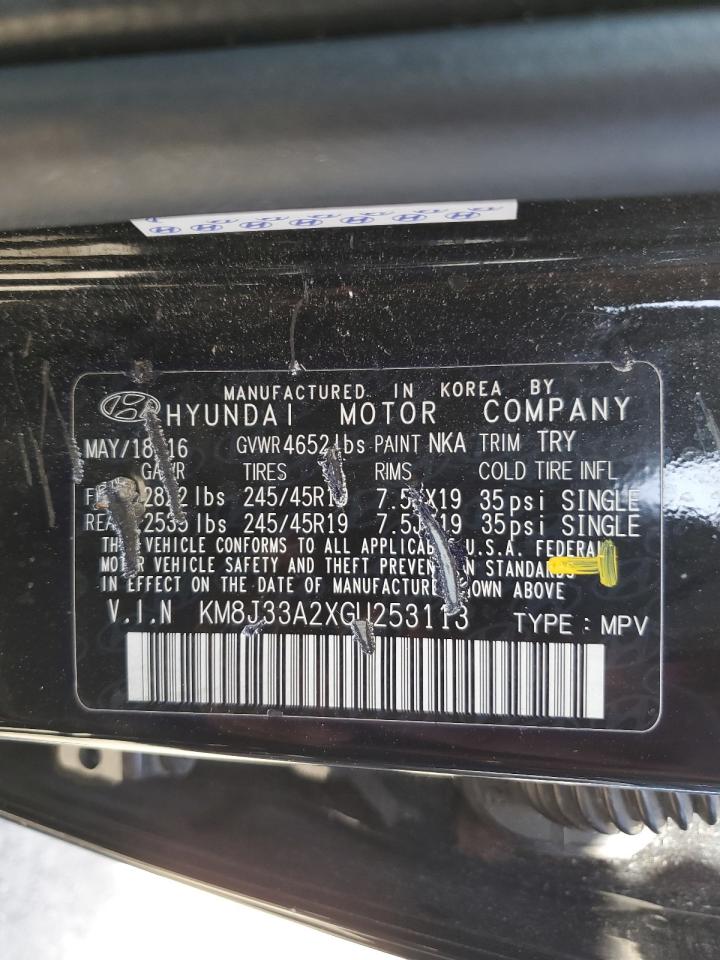 KM8J33A2XGU253113 2016 Hyundai Tucson Limited