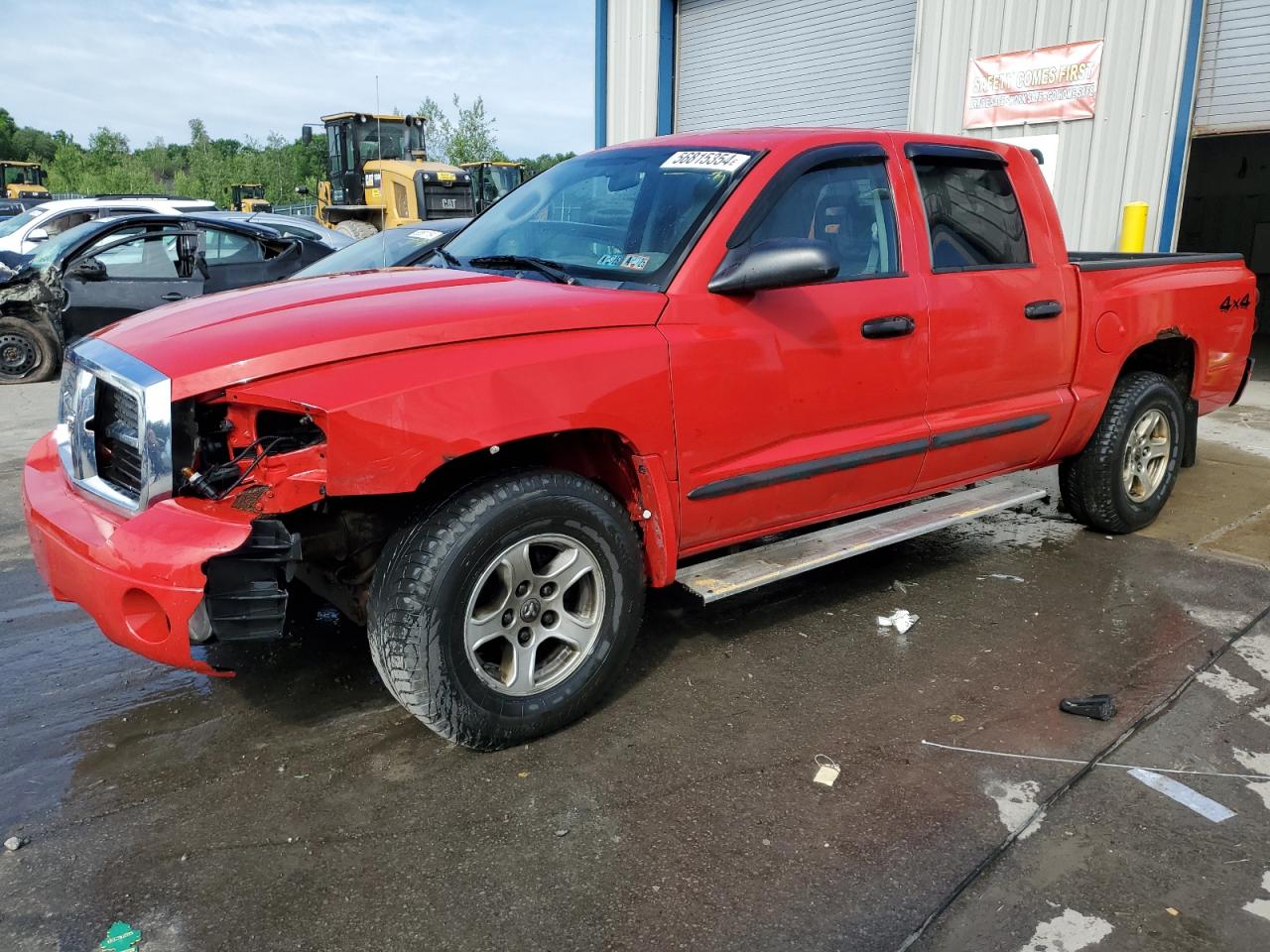 1D7HW48K47S129247 2007 Dodge Dakota Quad Slt